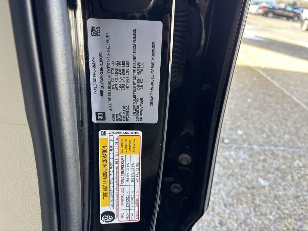 Certified 2022 Cadillac Escalade ESV Premium Luxury Platinum w/ Heavy-Duty Trailer Package image 35