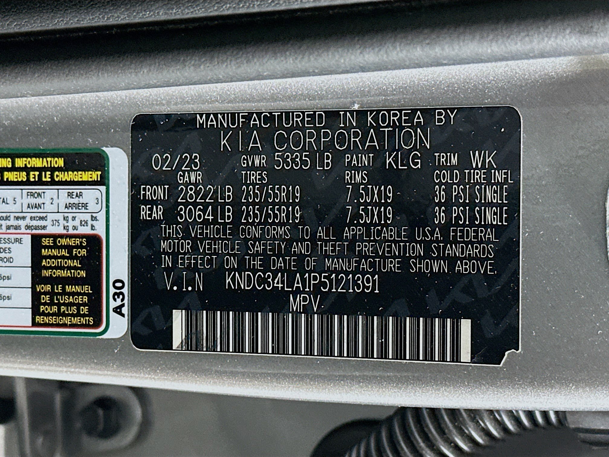 Used 2023 Kia EV6 Wind w/ Wind Technology Package RWD image 12