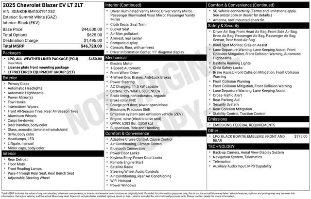 Certified 2025 Chevrolet Blazer EV LT image 2