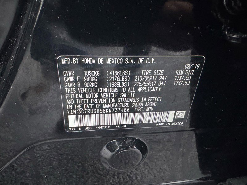 Used 2019 Honda HR-V EX image 18