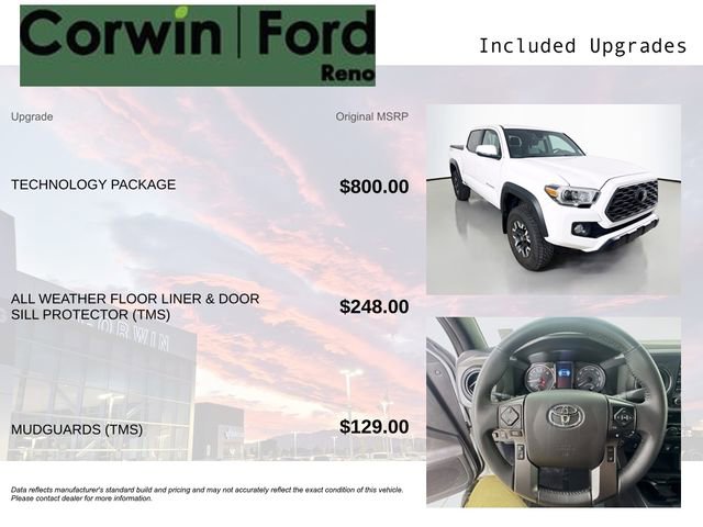 Used 2021 Toyota Tacoma TRD Off-Road w/ Technology Package image 3