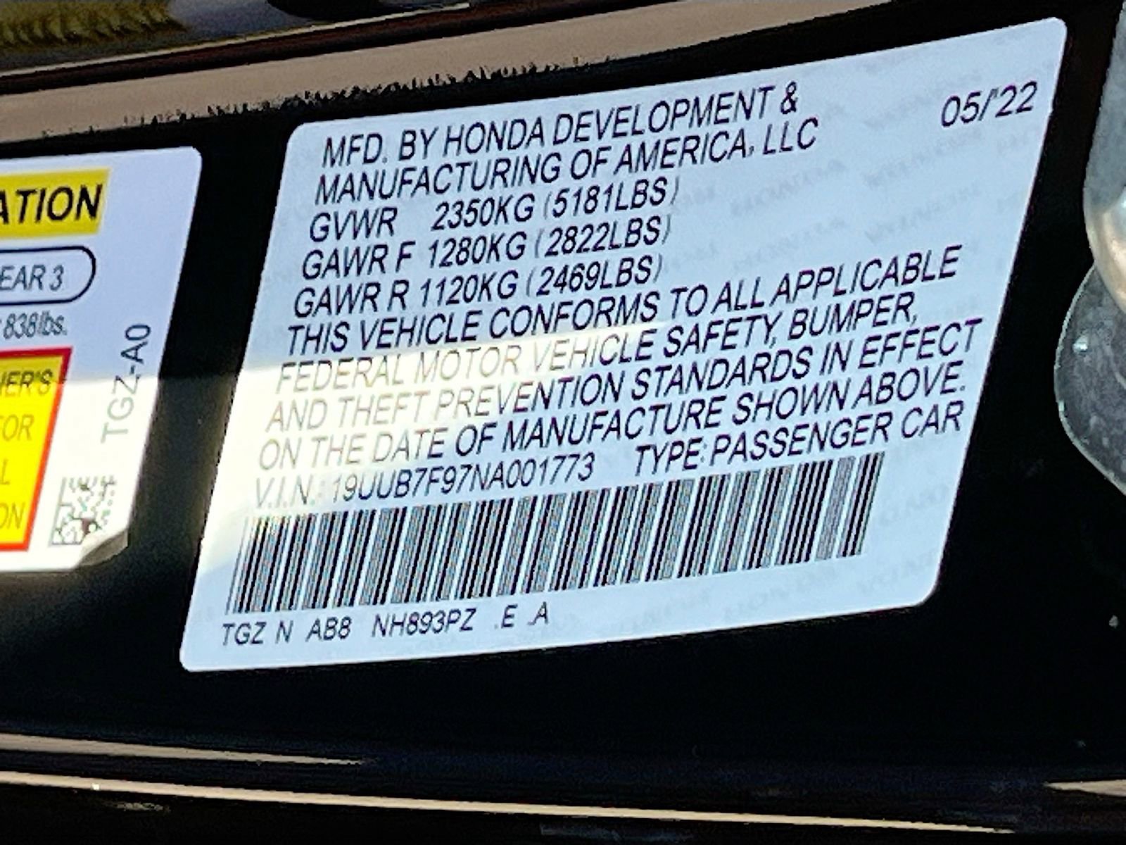 Used 2022 Acura TLX Type S AWD/4WD image 32