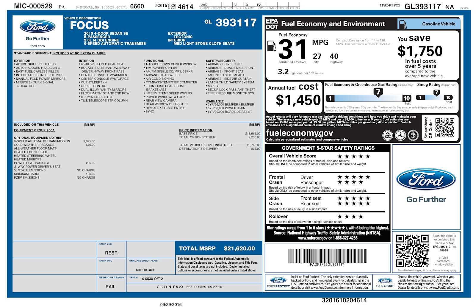 Used 2016 Ford Focus SE w/ SE Cold Weather Package image 33
