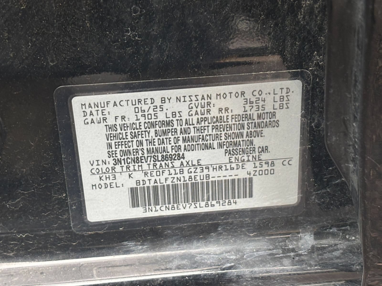 Used 2025 Nissan Versa SV FWD image 25