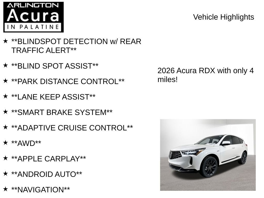 New 2026 Acura RDX A-Spec image 7