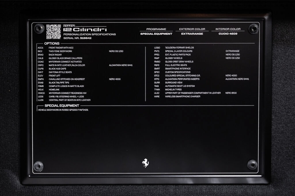 Used 2025 Ferrari 12Cilindri RWD image 22