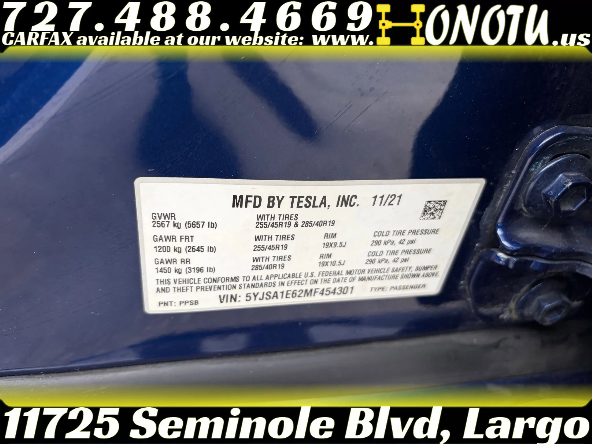 Used 2021 Tesla Model S Plaid AWD/4WD image 35