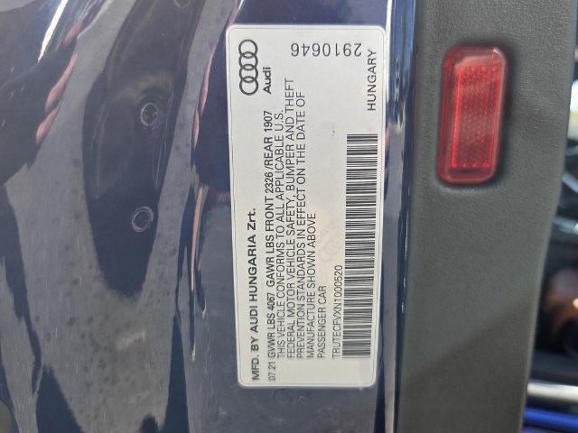 Used 2022 Audi TT 2.0T w/ 19" Wheel Package AWD/4WD image 19