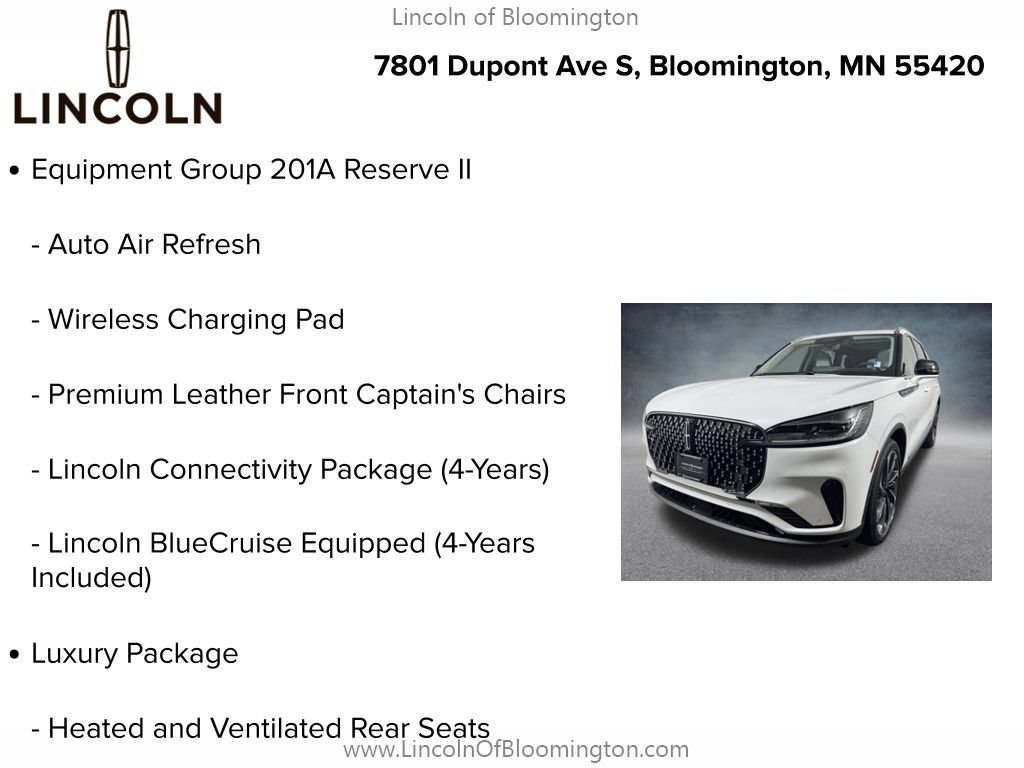 New 2026 Lincoln Aviator Reserve AWD/4WD image 9