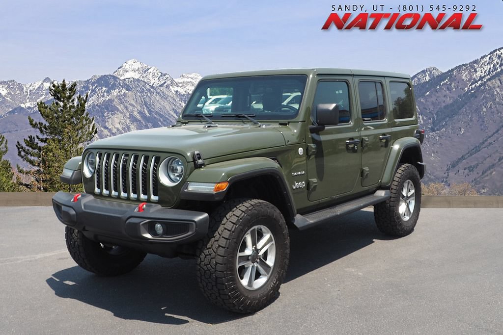 Used 2022 Jeep Wrangler Unlimited Sahara w/ LED Lighting Group