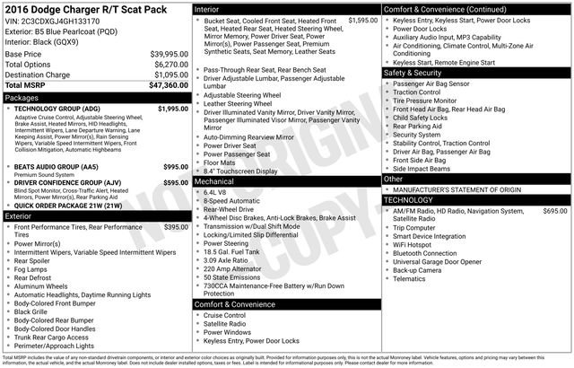 Used 2016 Dodge Charger R/T Scat Pack w/ Technology Group image 13