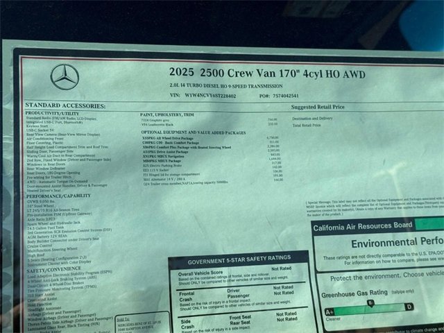 New 2025 Mercedes-Benz Sprinter 2500 image 6