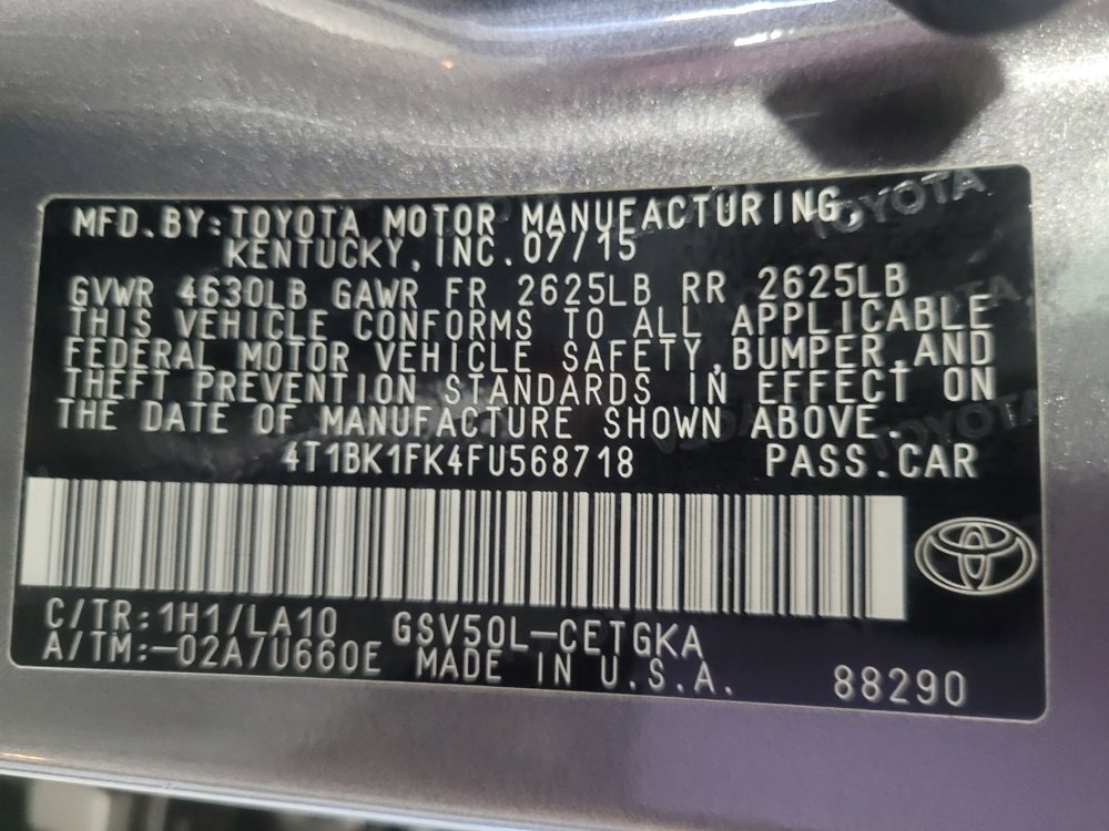 Used 2015 Toyota Camry XLE FWD image 33