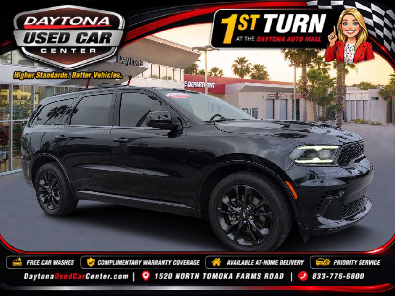 Certified 2024 Dodge Durango R/T w/ Blacktop Package RWD image 1