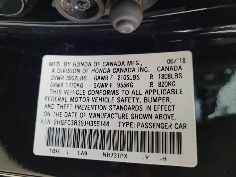 Used 2018 Honda Civic EX-T image 33