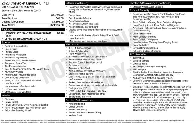 Certified 2023 Chevrolet Equinox LT FWD image 12