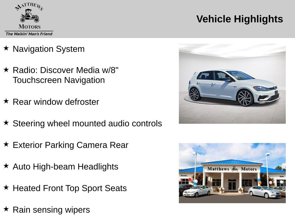 Used 2018 Volkswagen Golf R 4-Door AWD/4WD image 14