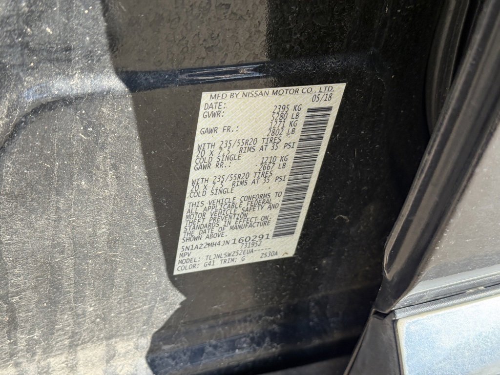 Used 2018 Nissan Murano Platinum image 10