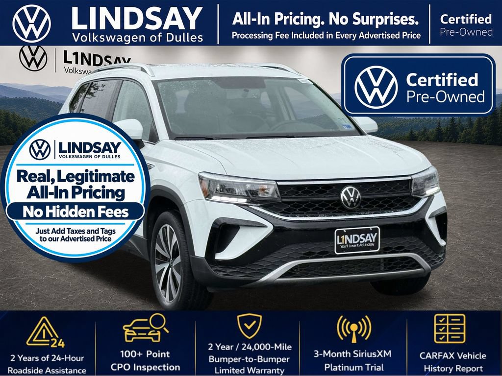 Certified 2022 Volkswagen Taos SE