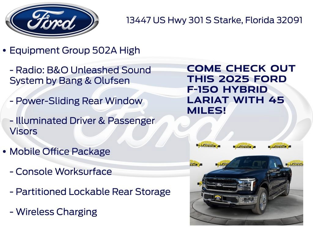 New 2025 Ford F150 Lariat w/ Equipment Group 502A High image 20