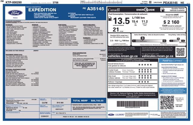 Used 2023 Ford Expedition Limited AWD/4WD image 6