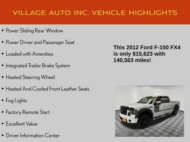 Used 2012 Ford F150 FX4 w/ FX Luxury Pkg AWD/4WD image 14