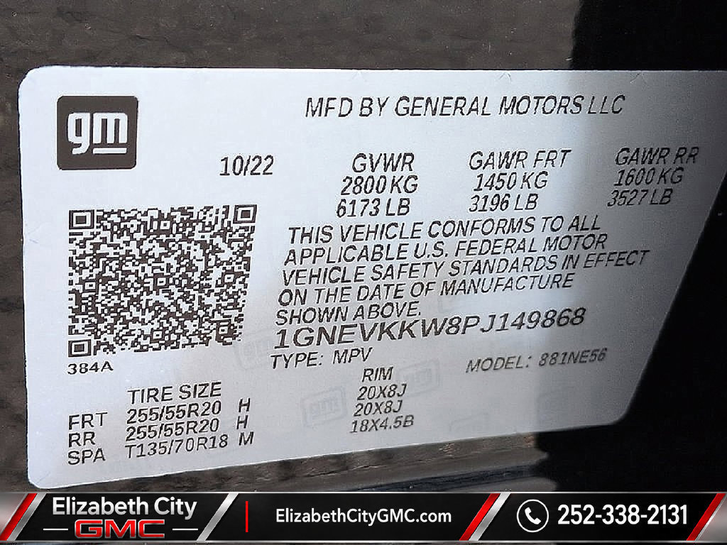Used 2023 Chevrolet Traverse Premier AWD/4WD image 30
