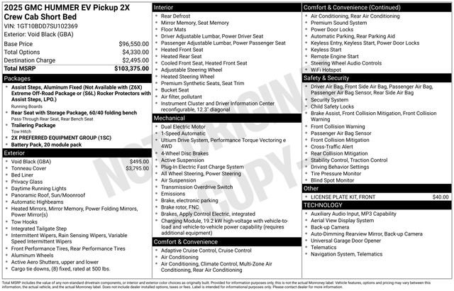 Used 2025 GMC Hummer EV 2X AWD/4WD image 37