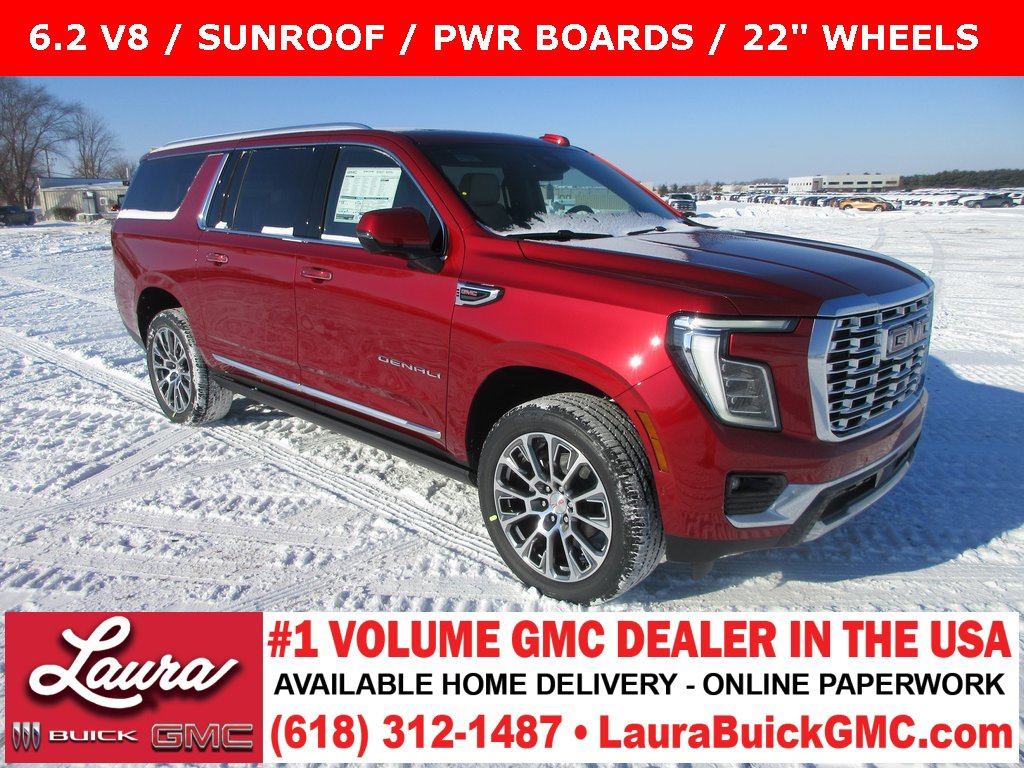 New 2026 GMC Yukon XL Denali w/ Sun & Power Step Package
