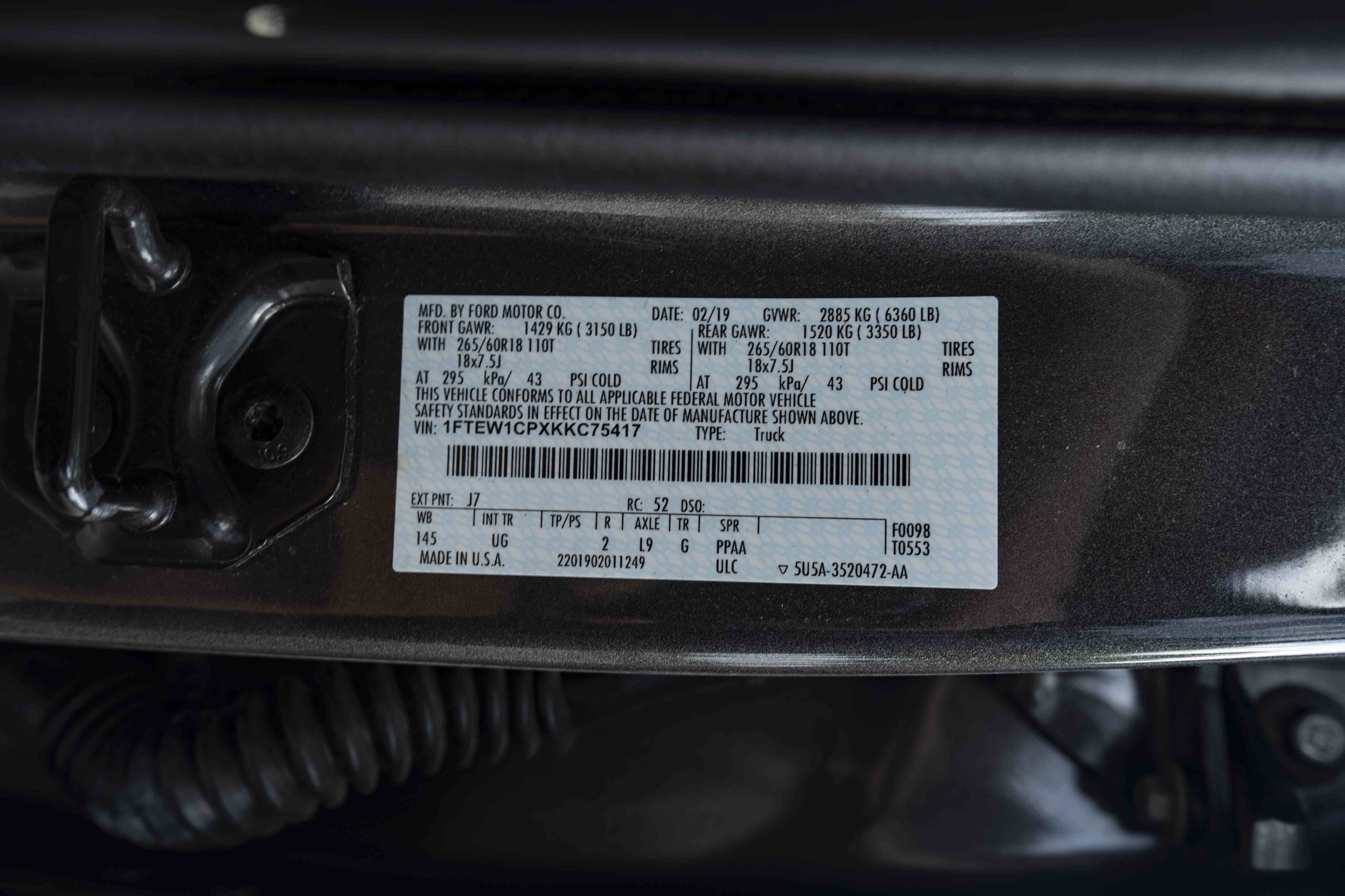 Used 2019 Ford F150 XLT w/ Equipment Group 302A Luxury RWD image 43