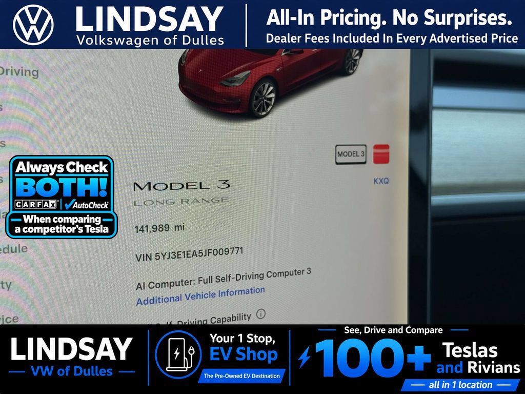 Used 2018 Tesla Model 3 Long Range RWD image 20