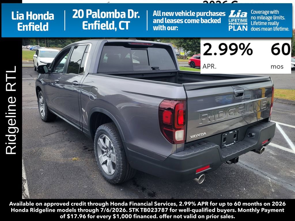 New 2026 Honda Ridgeline RTL image 7