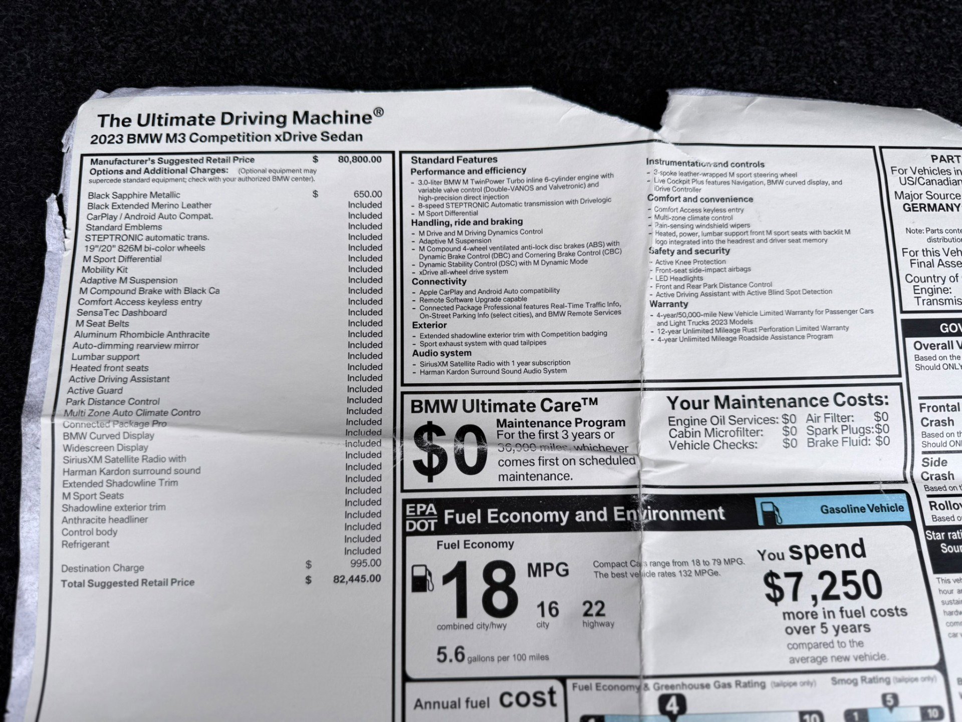 Used 2023 BMW M3 Competition image 50