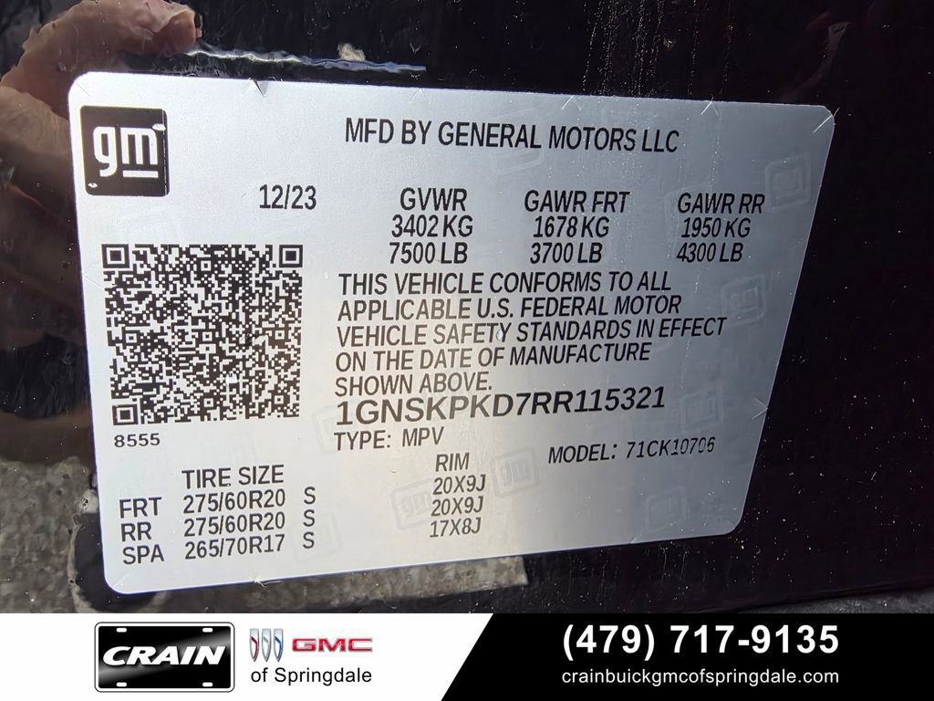 Used 2024 Chevrolet Tahoe Z71 w/ Luxury Package AWD/4WD image 32