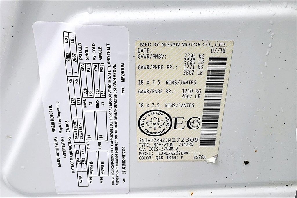 Used 2018 Nissan Murano SL image 19