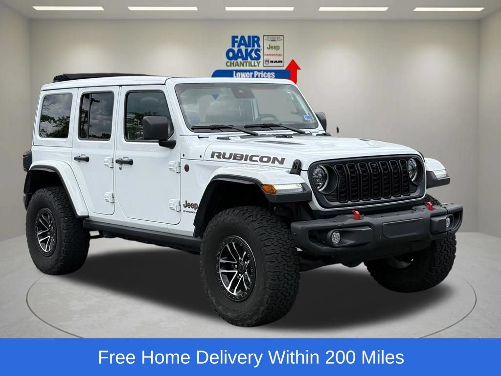 Certified 2025 Jeep Wrangler Unlimited Rubicon AWD/4WD image 1