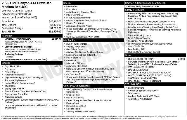 Certified 2025 GMC Canyon AT4 w/ Nightfall Edition image 28