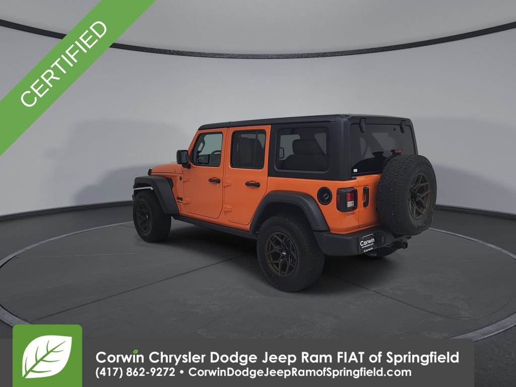 Certified 2025 Jeep Wrangler Unlimited Sport AWD/4WD image 16