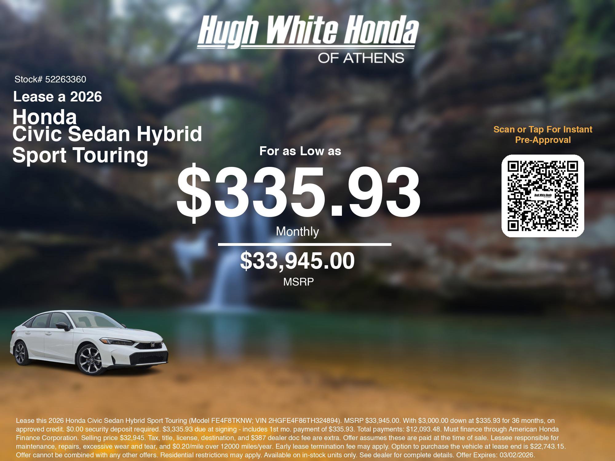 New 2026 Honda Civic Sport Touring image 3