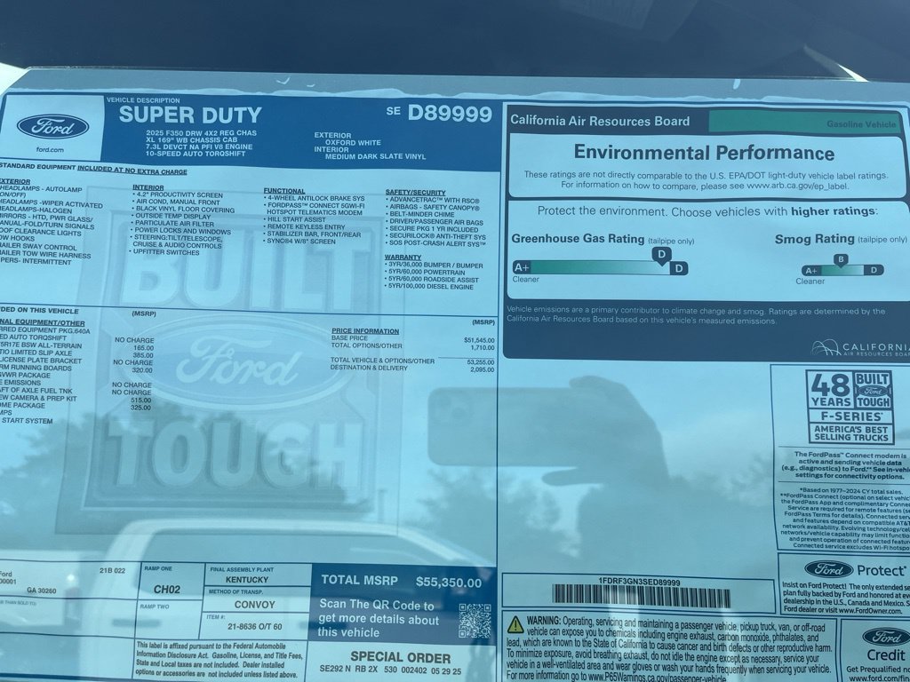 New 2025 Ford F350 XL w/ XL Chrome Package RWD image 5