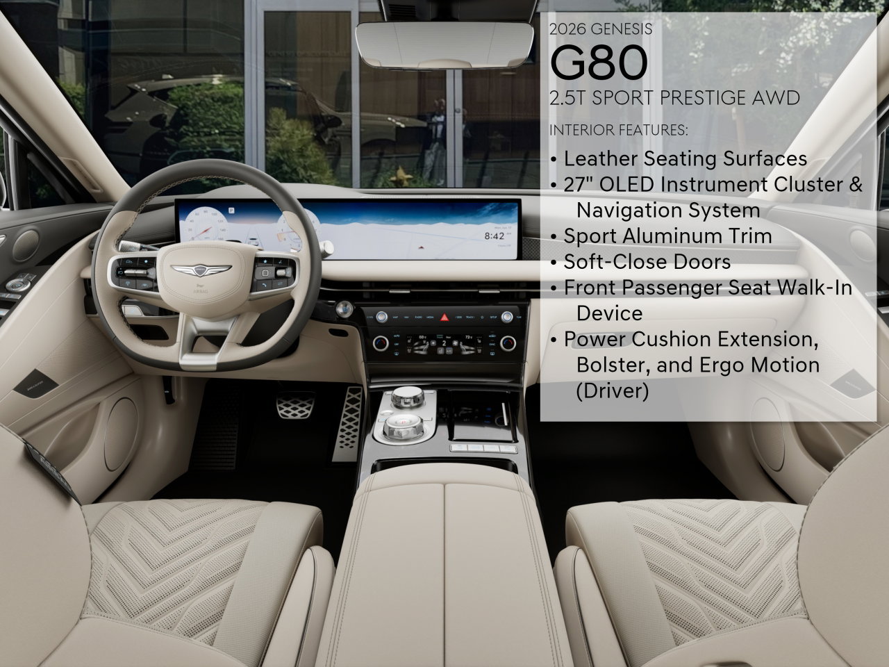 New 2026 Genesis G80 2.5T Sport Prestige AWD/4WD image 17