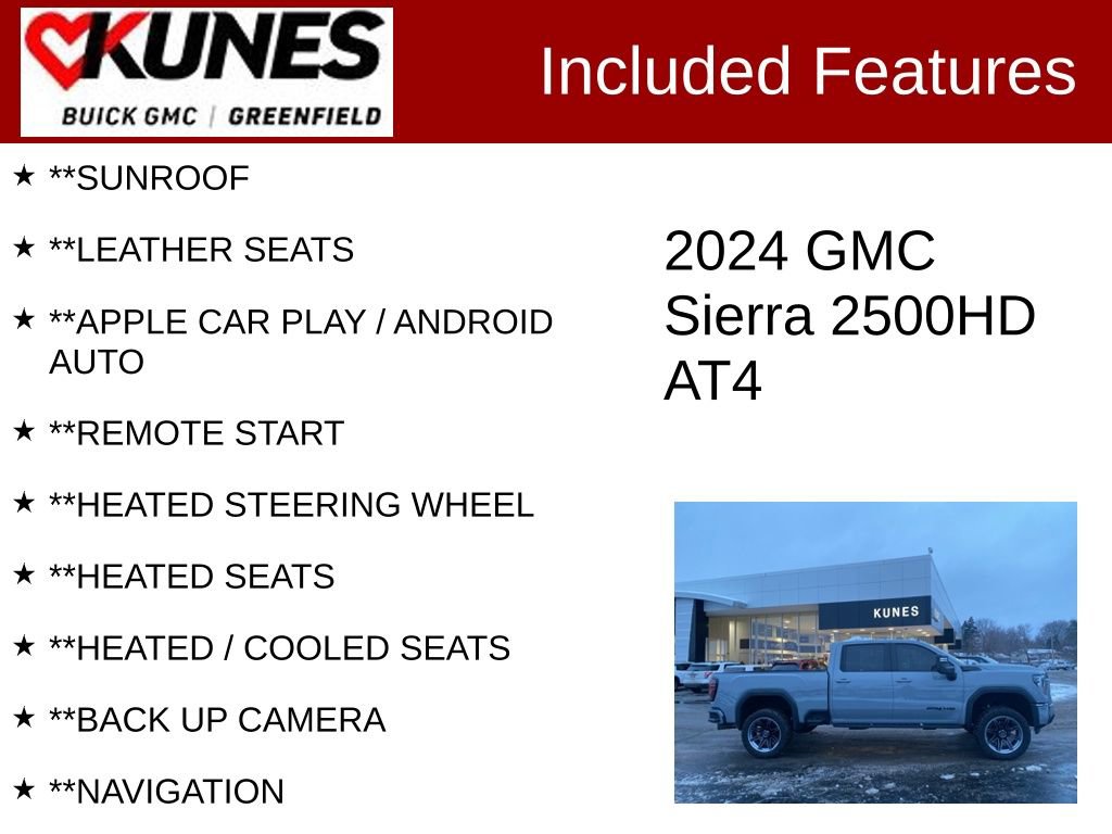 Used 2024 GMC Sierra 2500 AT4 w/ AT4 Premium Plus Package image 2