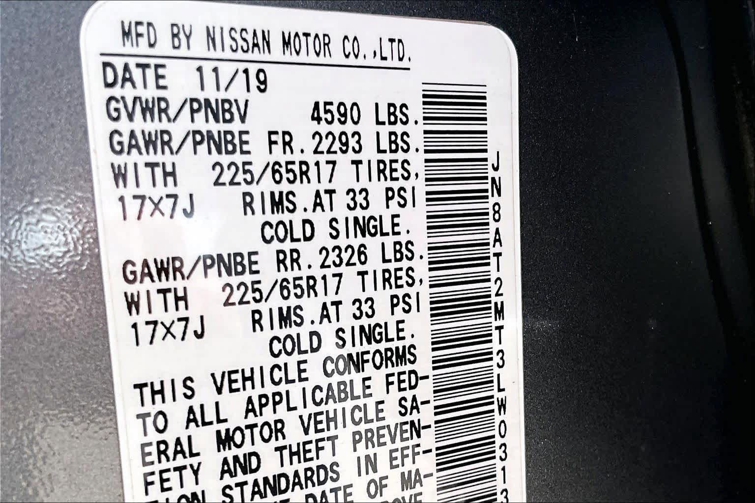 Used 2020 Nissan Rogue S FWD image 31