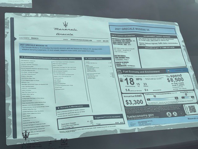 New 2027 Maserati Grecale Modena AWD/4WD image 47
