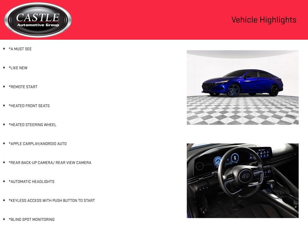 Used 2023 Hyundai Elantra SEL w/ Convenience Package FWD image 3