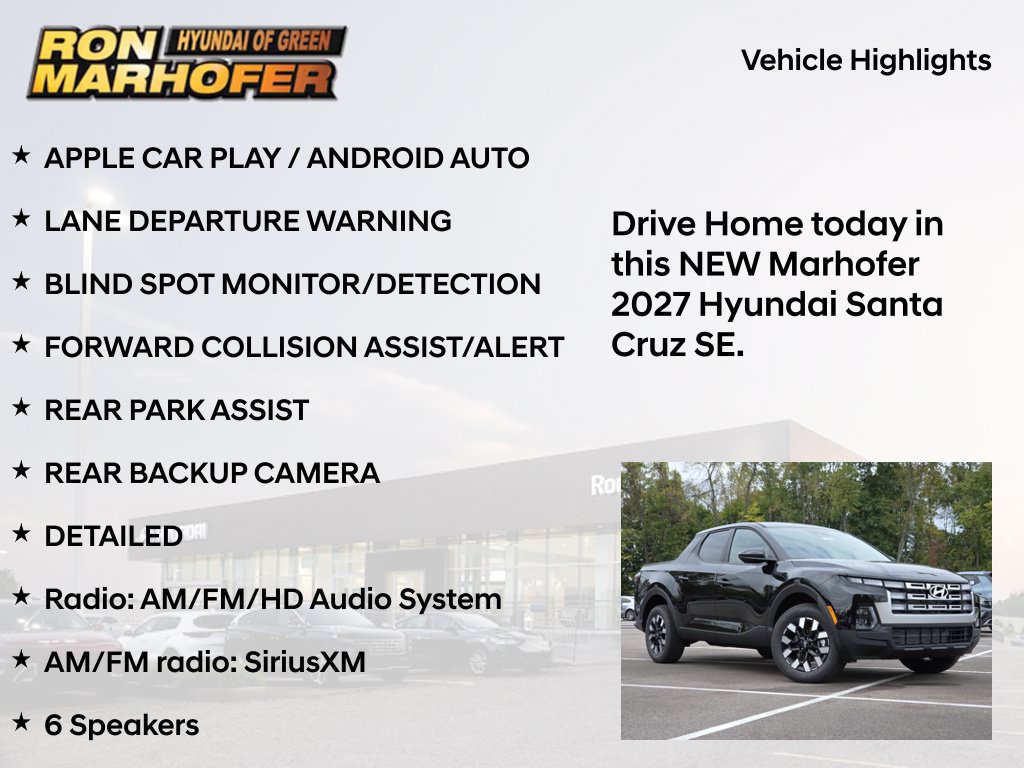 New 2027 Hyundai Santa Cruz SE AWD/4WD image 14