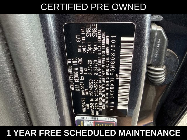 Certified 2022 Kia Sorento SX AWD/4WD image 30