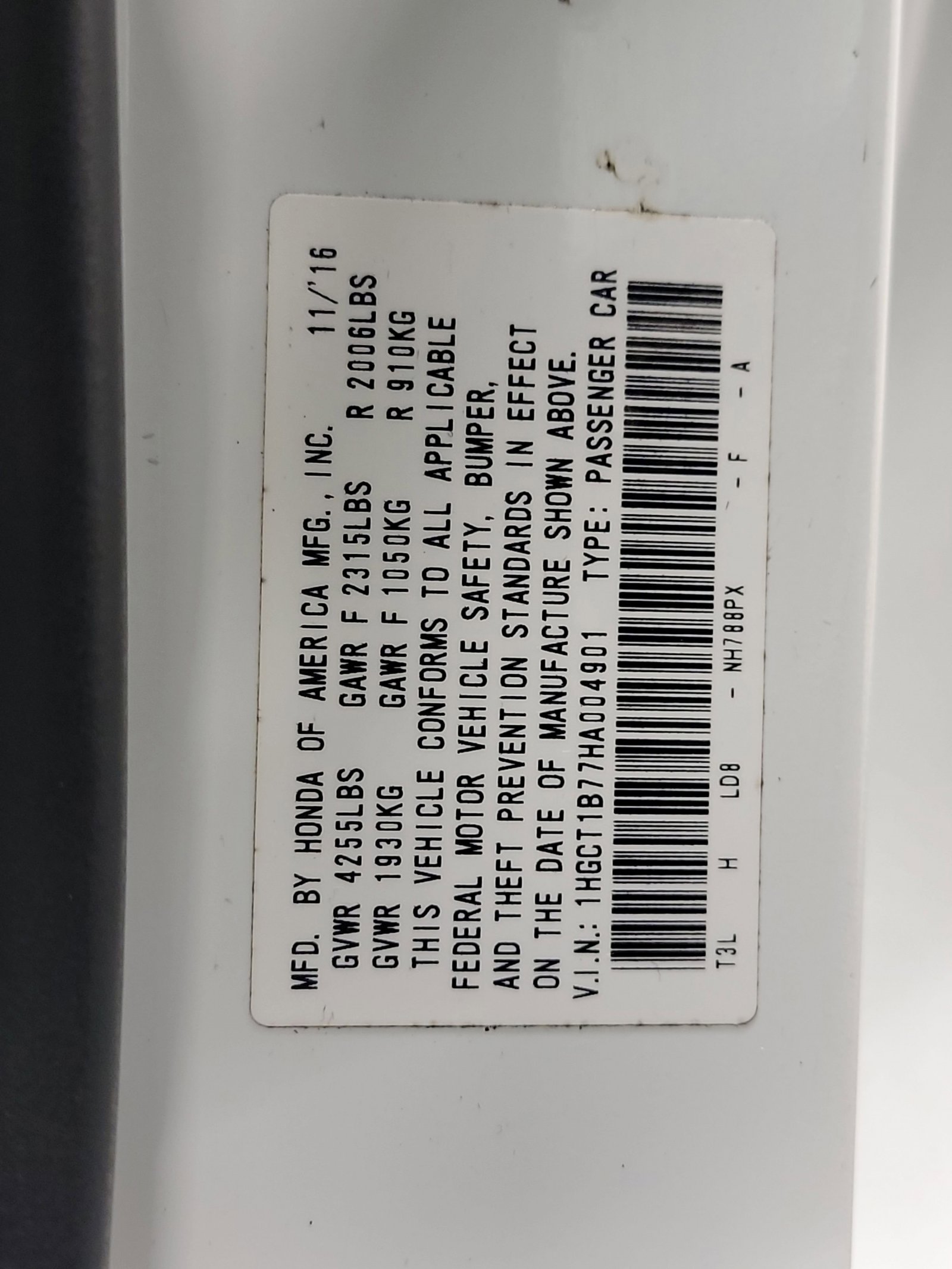 Used 2017 Honda Accord EX image 33