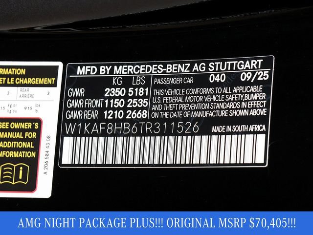 Certified 2026 Mercedes-Benz C 43 AMG 4MATIC Sedan image 42