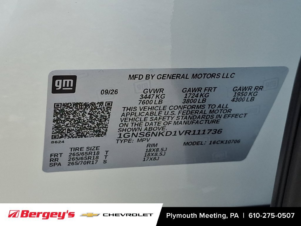 New 2027 Chevrolet Tahoe LT w/ Comfort Package AWD/4WD image 17